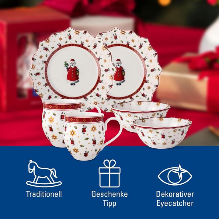 Actual product image Villeroy & Boch Toy's Delight Frühstücks-Set Santa (6 pcs.)
