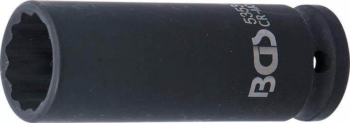 Produktbild BGS Kraft-Steckschlüssel-Einsatz Zwölfkant, tief Antrieb Innenvierkant 12,5 mm (1/2") SW 21 mm (21 mm)