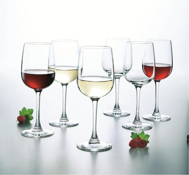 Actual product image Luminarc Versailles (27.50 cl, 6 Glasses, White wine glasses, Red wine glasses)