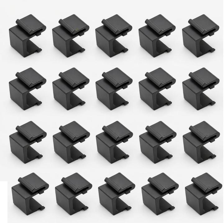 Produktbild Soixx 20x Keystone Modul Blindabdeckung Abdeckung Datenbuchse Netzwerk Schwarz (Keystone Modul)