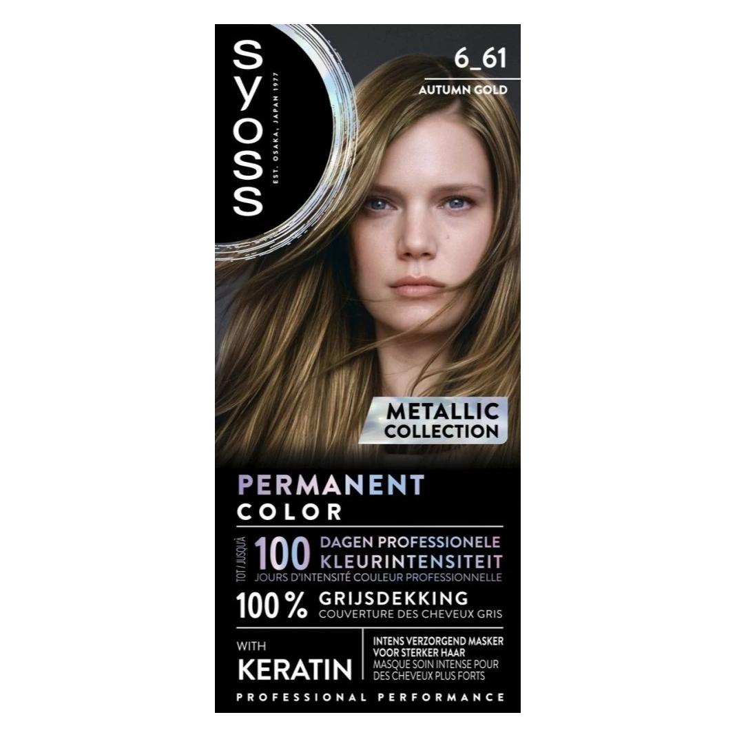 Syoss, Haarkleur, Hair Color 6-61 Autumn Gold (6-61 Herfstgoud)