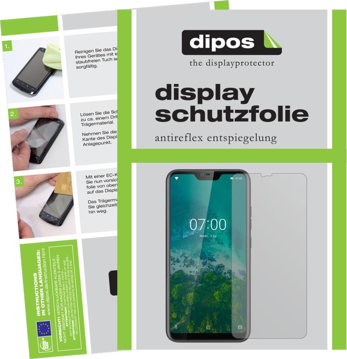 Produktbild Dipos Displayschutzfolie Antireflex (2 Stück, Krüger & Matz Live 7)