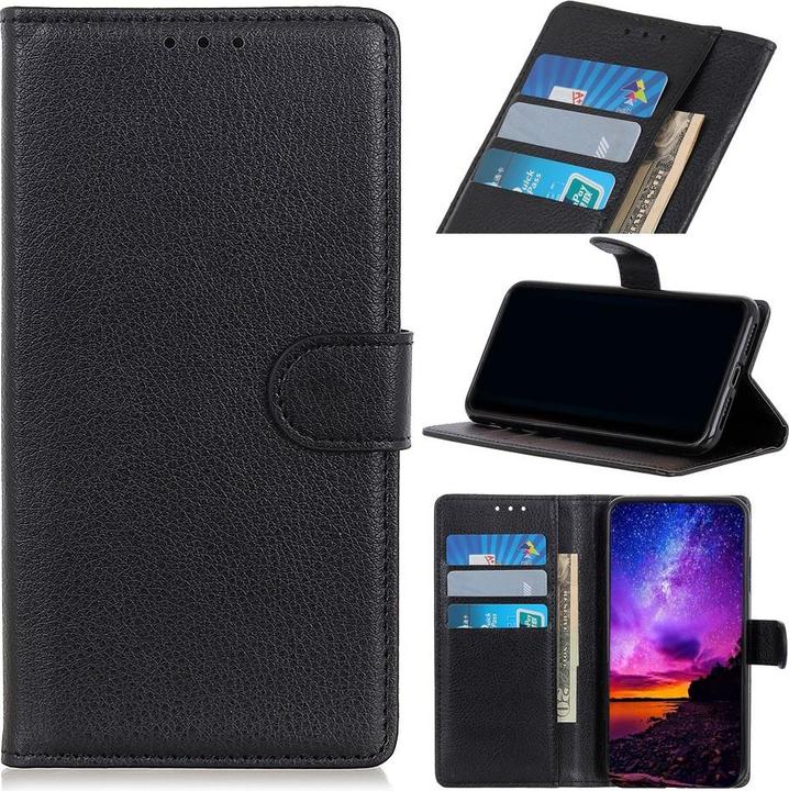 Produktbild Cover-Discount OPPO Find X3 Pro - Leder Etui Hülle schwarz (Oppo Find X3 Pro)