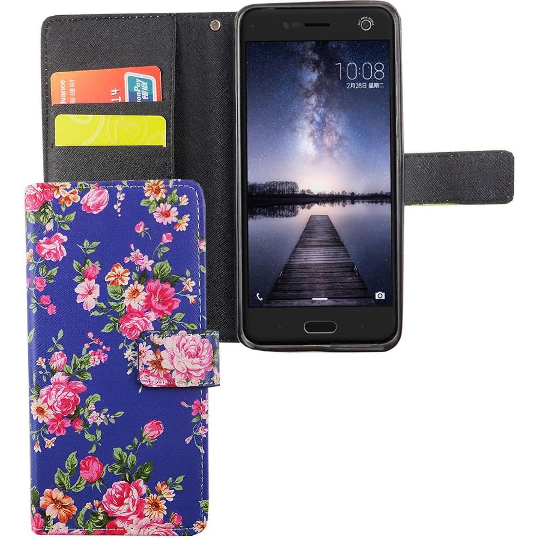 König Design Schutz Handy Hülle für ZTE Blade V8 Case Cover Tasche Wallet Etui Handyhülle Neu (ZTE Blade V8), Smartphone...