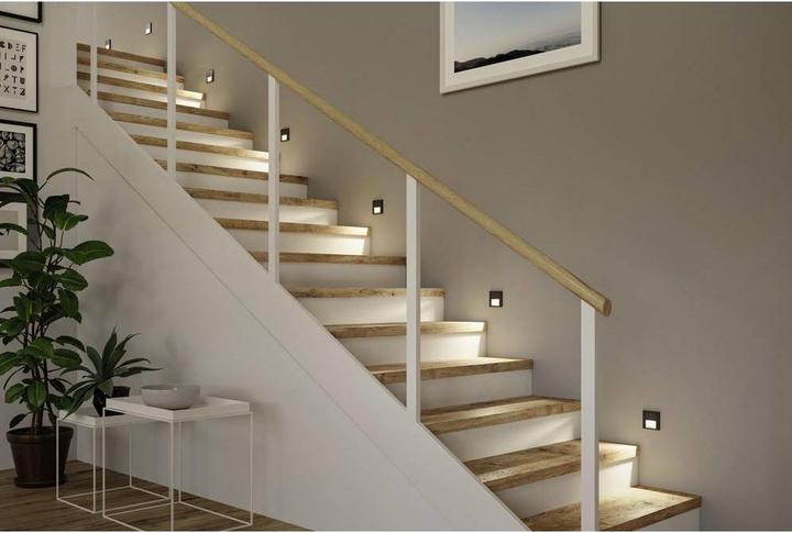 Produktbild Paulmann Wand Ebl Set 1x1w LED (Tsaro Eckig Schwarz) (120 lm)