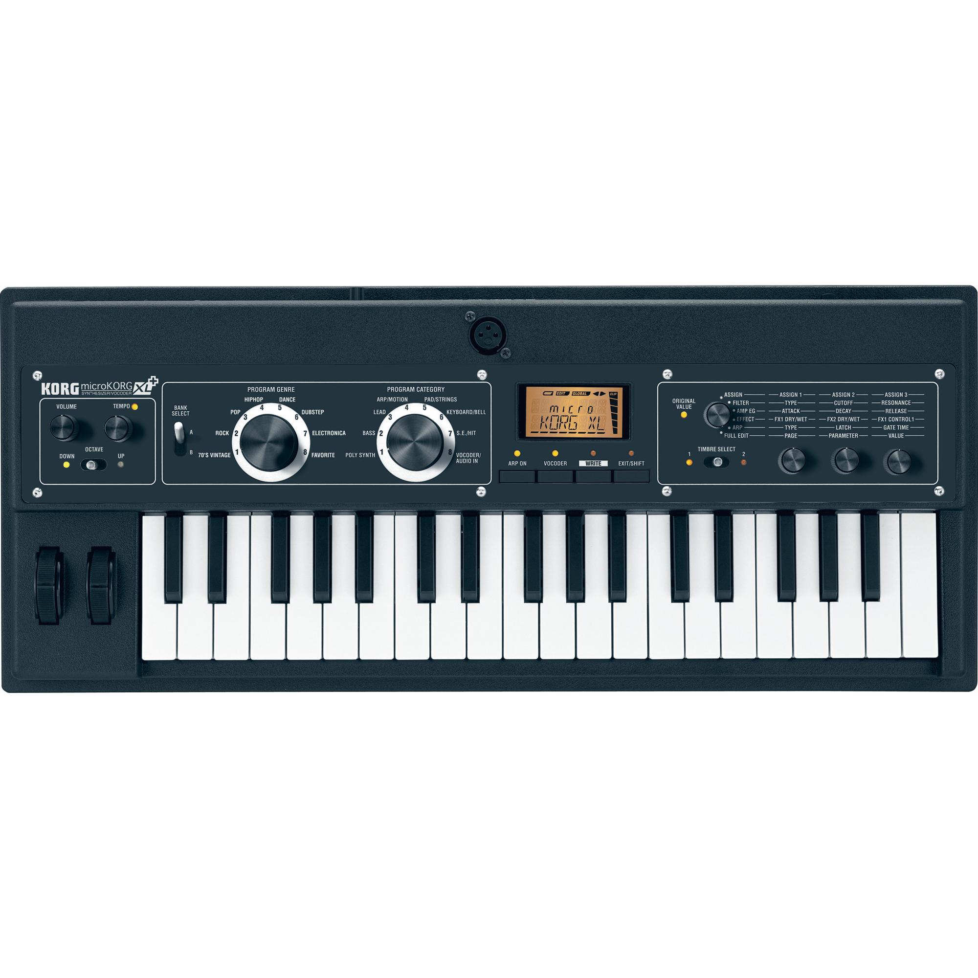 Korg microKORG XL+, Synthesizer, Schwarz