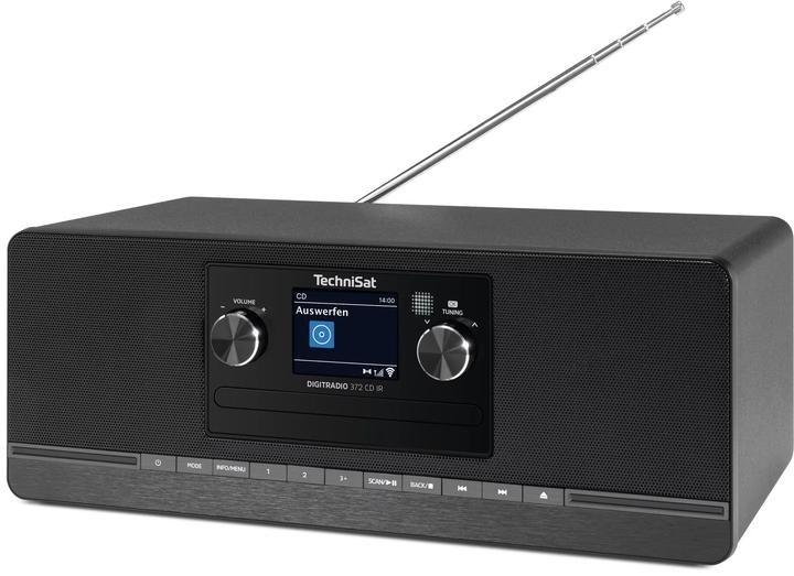 Image du produit TechniSat DigitRadio 372 CD IR schwarz (DAB+ DAB, FM, Radio Internet, Bluetooth, WiFi)