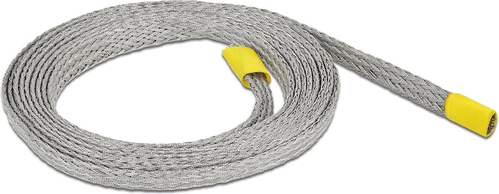 Delock Kabelschlauch zur EMV Abschirmung 2 m x 6 mm Grau (Kabelschlauch, 200 cm)