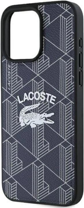 Produktbild Lacoste LCHMP15LPIGV iPhone 15 Pro 6.1" granatowy/navy hardcase Monogram Vintage Logo MagSafe (Apple iPhone 15 Pro)