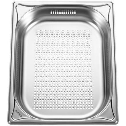 Blanco Gastronorm-Behälter GN 1/2 (325 x 265 mm) Rostfreier Edelstahl GN-P 1/2-65, Schüssel + Schale, Silber