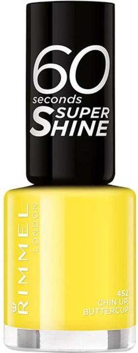 Rimmel London 60 Seconds Super Shine Nail Polish (452 Mento in su Buttercup)