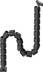 Actual product image Powerton ERGO GANSO PRO Kabel-Organizer, schwarz-grün