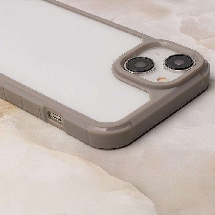 Actual product image OEM Color Shock case for iPhone 13 6,1" grey (Apple iPhone 13)