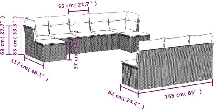 Produktbild vidaXL Casen
