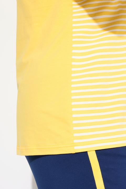Produktbild Ulla Popken Shirt, Ringel, Papierboot, U-Boot-Ausschnitt, 3/4-Arm (42, 44)
