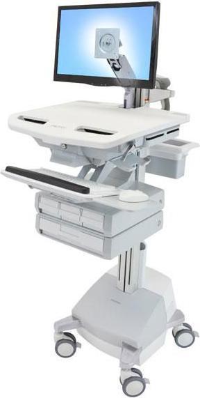 Ergotron Trolley voor LCD-scherm/toetsenbord/muis/CPU/notebook/barcodescanner (open architec