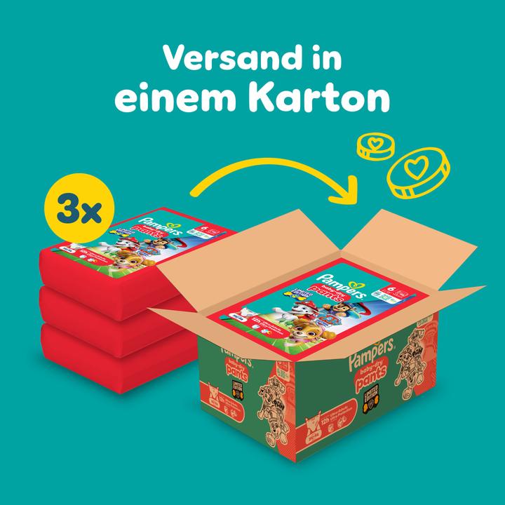 Actual product image Pampers Baby-Dry Pants Paw Patrol (Size 6, Monthly box, 138 pcs.)