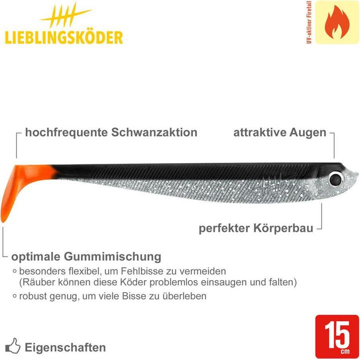 Produktbild Lieblingsköder Black Shadow (15 cm)