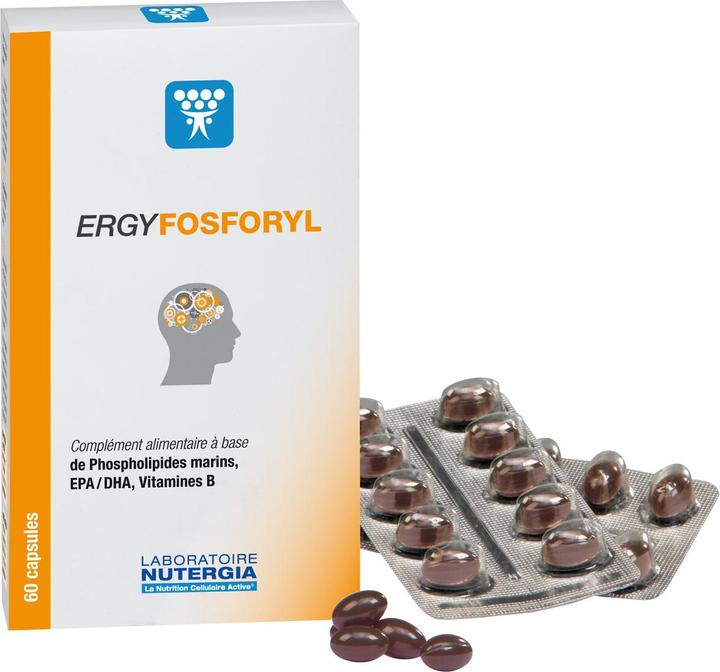 Actual product image Nutergia Ergyfosforyl Caps (60 Piece, Capsules, 72 g)