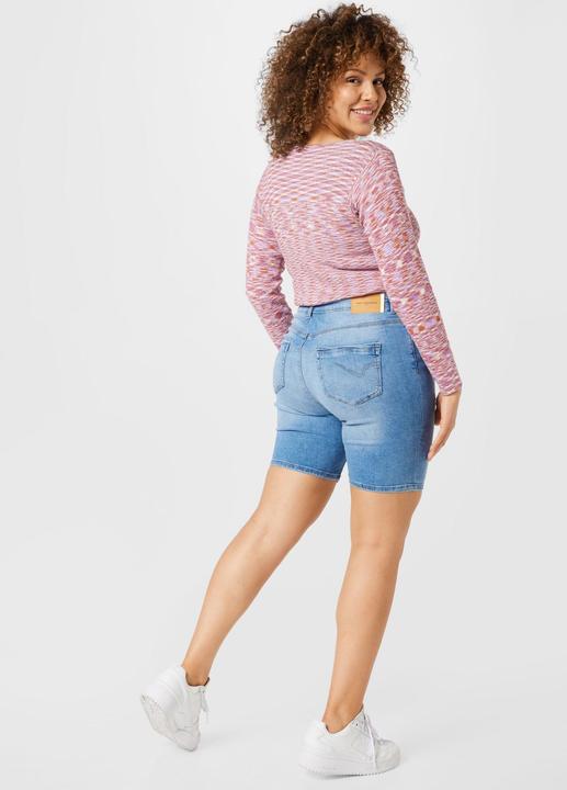 Image du produit Only Curvy CARLaola Reg Short en jean déstructuré (44)