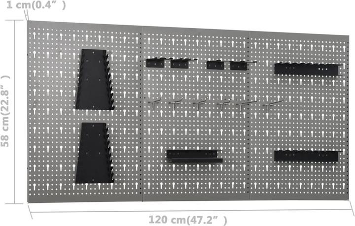 Actual product image vidaXL Werkbank (60 cm, 120 cm)