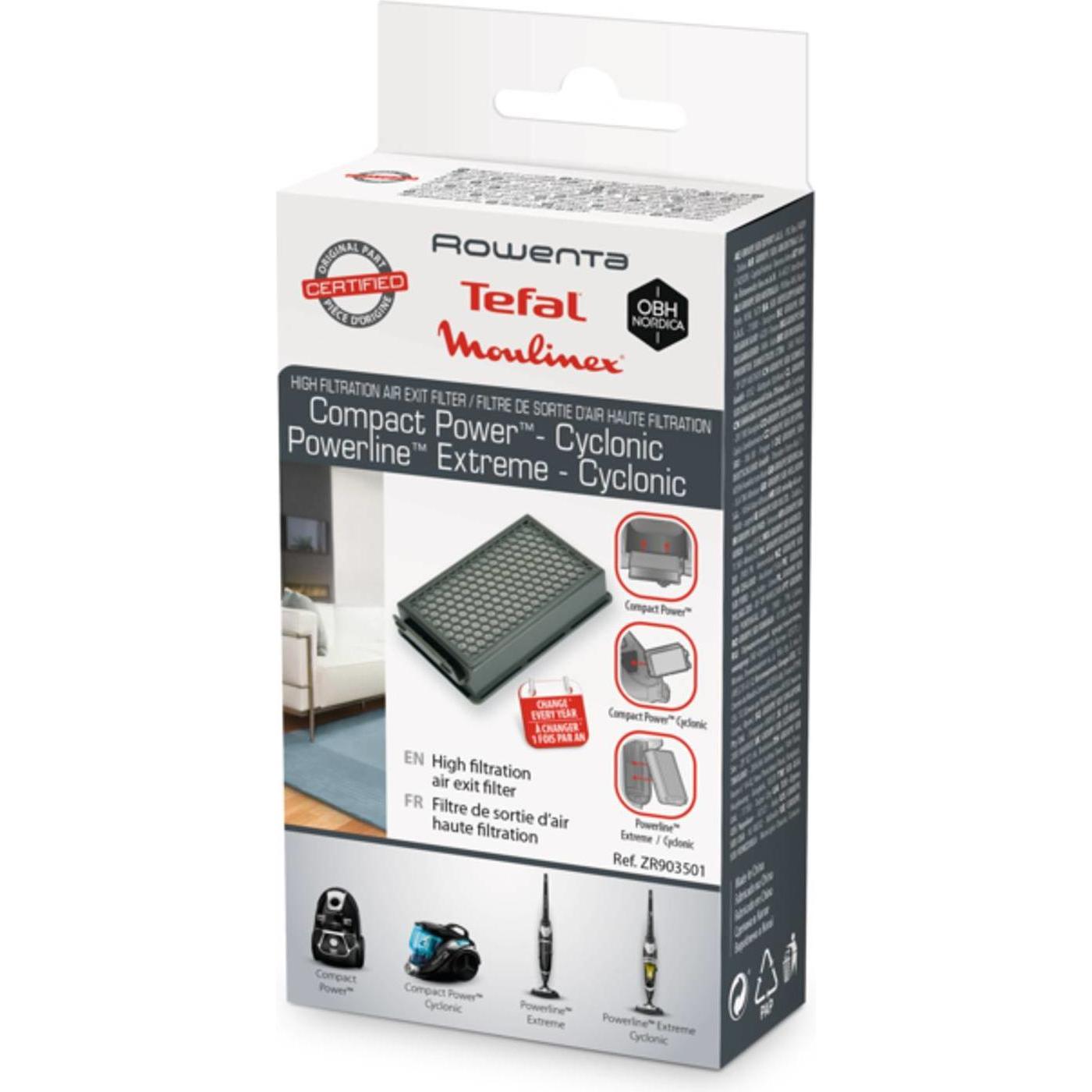 Thumbnail - Rowenta Hepafilter Powerline Extreme, Staubsauger Zubehör, Grau