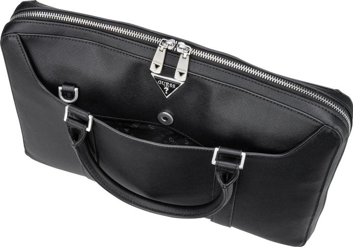 Produktbild Guess Crts Sffn Smrt Doc Case W Hndl Laptoptassen Heren - Zwart - Maat ONESIZE