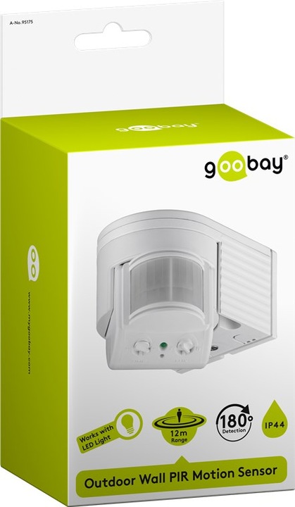 Produktbild Goobay PIR 180° Wandmontage (12 m)