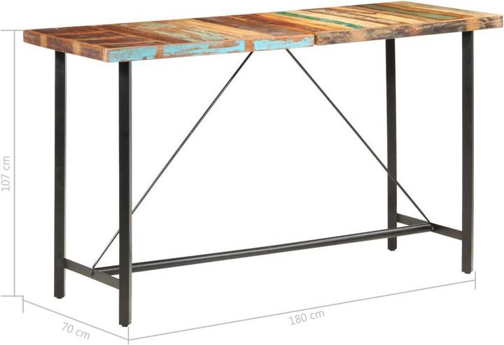 Produktbild vidaXL Bar-Set (70 x 180 x 107 cm)