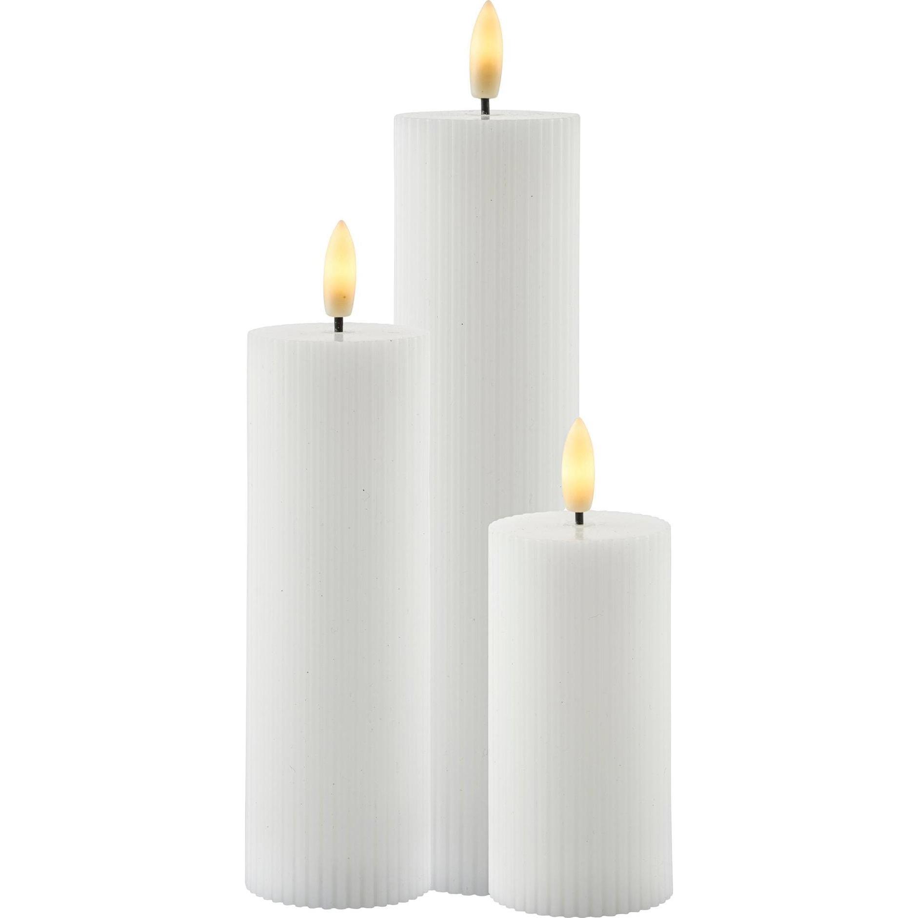 Sirius, LED Kerzen, Smilla (3 x)