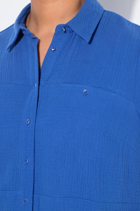 Image du produit Miamoda Bluse, A-Linie, Musselin, Ziernähte (42)