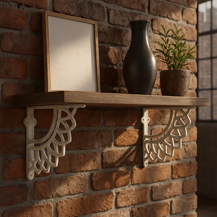 Actual product image Relaxdays 2x Shelf-Brackets