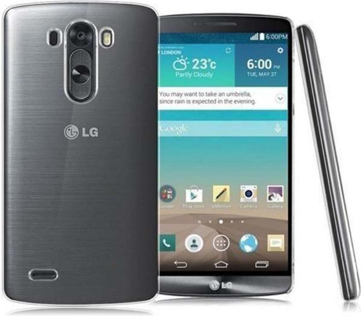 Produktbild König Design LG G2 Hülle Transparent Silikon Case durchsichtige Handyhülle (LG G2)