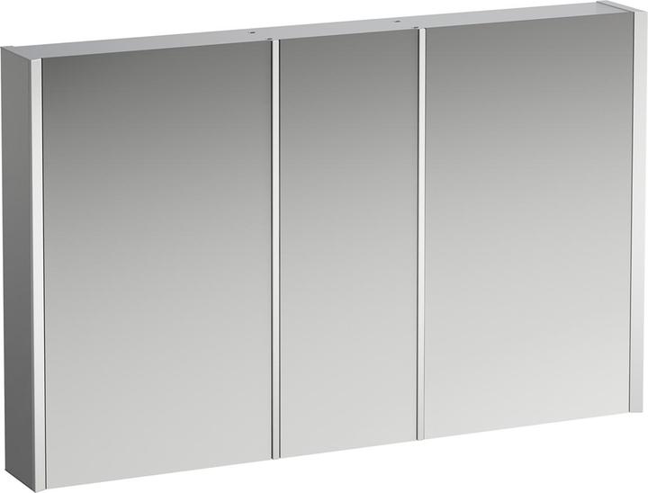 Actual product image Laufen Frame 25 mirror cabinet, vertical lighting, stop outside/right, 750x1200 (126 x 21 x 84 cm)
