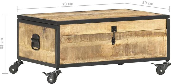 Immagine prodotto vidaXL Couchtisch (70 x 50 x 33 cm)
