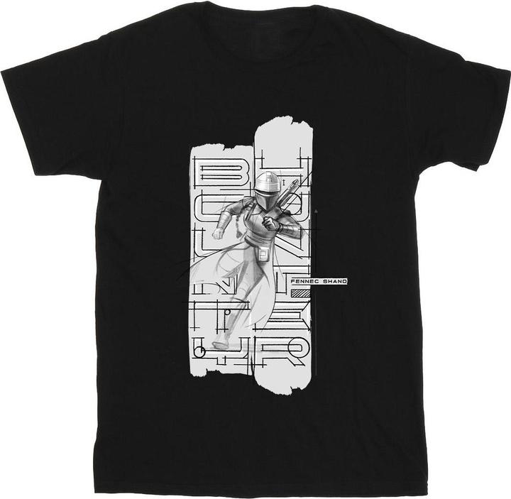Produktbild Star Wars The Book Of Boba Fett Fennec Illustration TShirt (XXL)