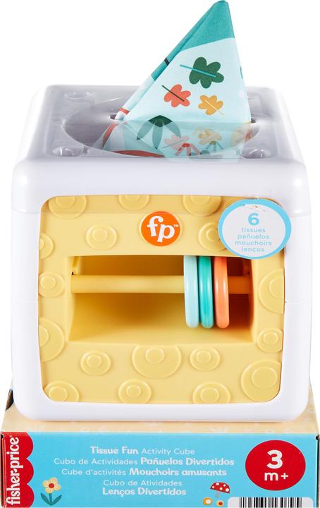 Actual product image Fisher-Price Tissue Fun Activity Cube (German)