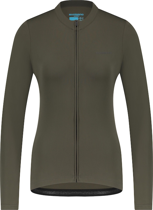 Actual product image Shimano Women Kaede Thermal LS JRSY moss green (XL)