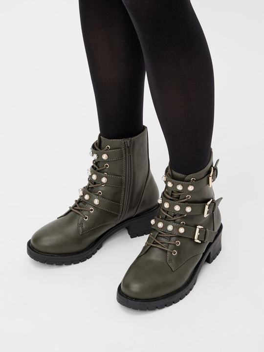 Actual product image Bianco BIAPEARL Biker Boots (40)