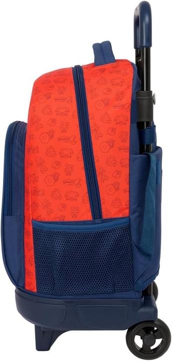 Produktbild Super School Rucksack with Wheels Mario Trick Red Dark blue 33 x 45 x 22 cm