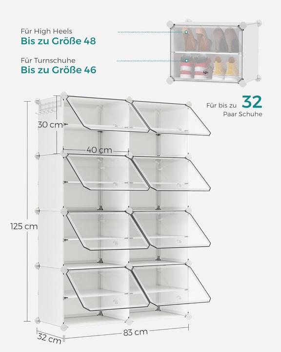 Image du produit Songmics Jordan (82 x 32 x 122 cm)