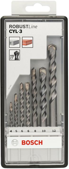 Produktbild Bosch Professional Zubehör 7-tlg. CYL-3 Betonbohrer-Set, Robust Line, 4–12 mm (10 mm, 12 mm, 4 mm, 5 mm, 6 mm, 8 mm)