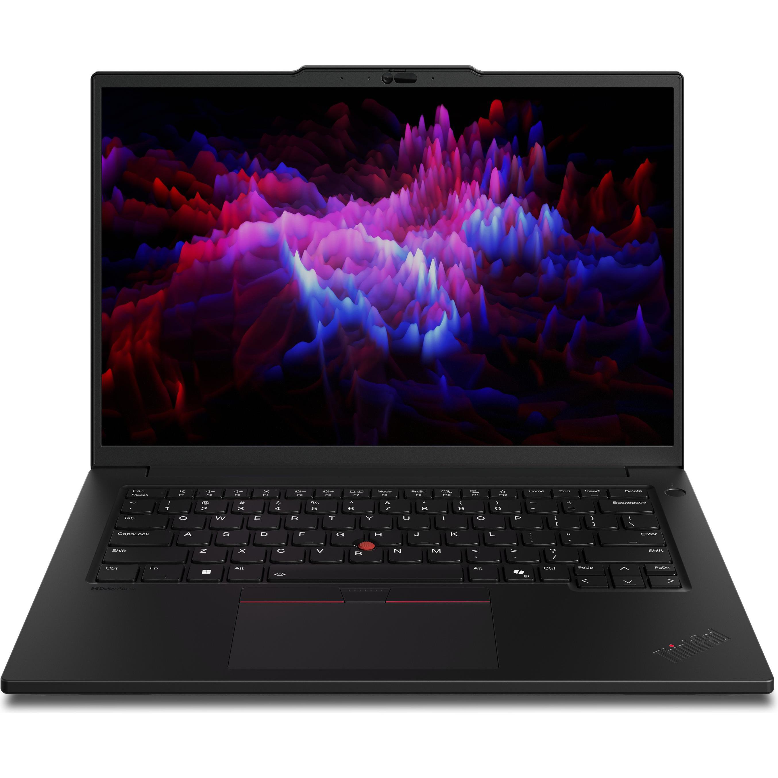 Lenovo ThinkPad P14s Gen 6 (14.50", 2000 GB, 64 GB, DE, Intel Core Ultra 7 265H), Notebook, Schwarz