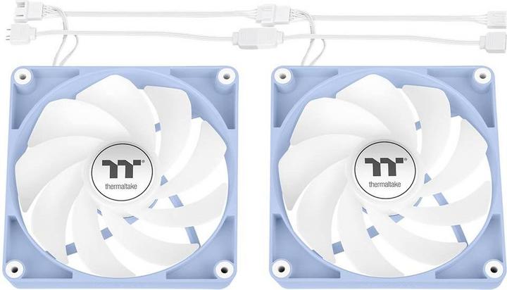 Image du produit Thermaltake CT120 Reverse ARGB Sync Hydrangea Blue 2 Pack Housing (120 mm, 2 x)