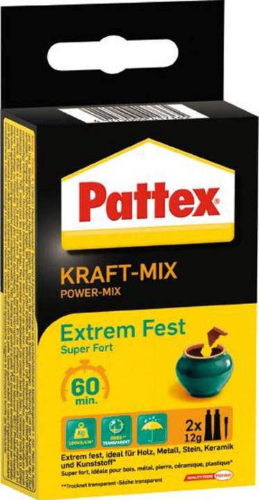 Image du produit Pattex Colle spéciale Kraft-Mix Extrêmement solide 2x12g (24 g)
