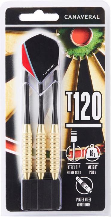 Produktbild Canaveral Dartpfeile Steeldart 3er-Set Stahlspitzen