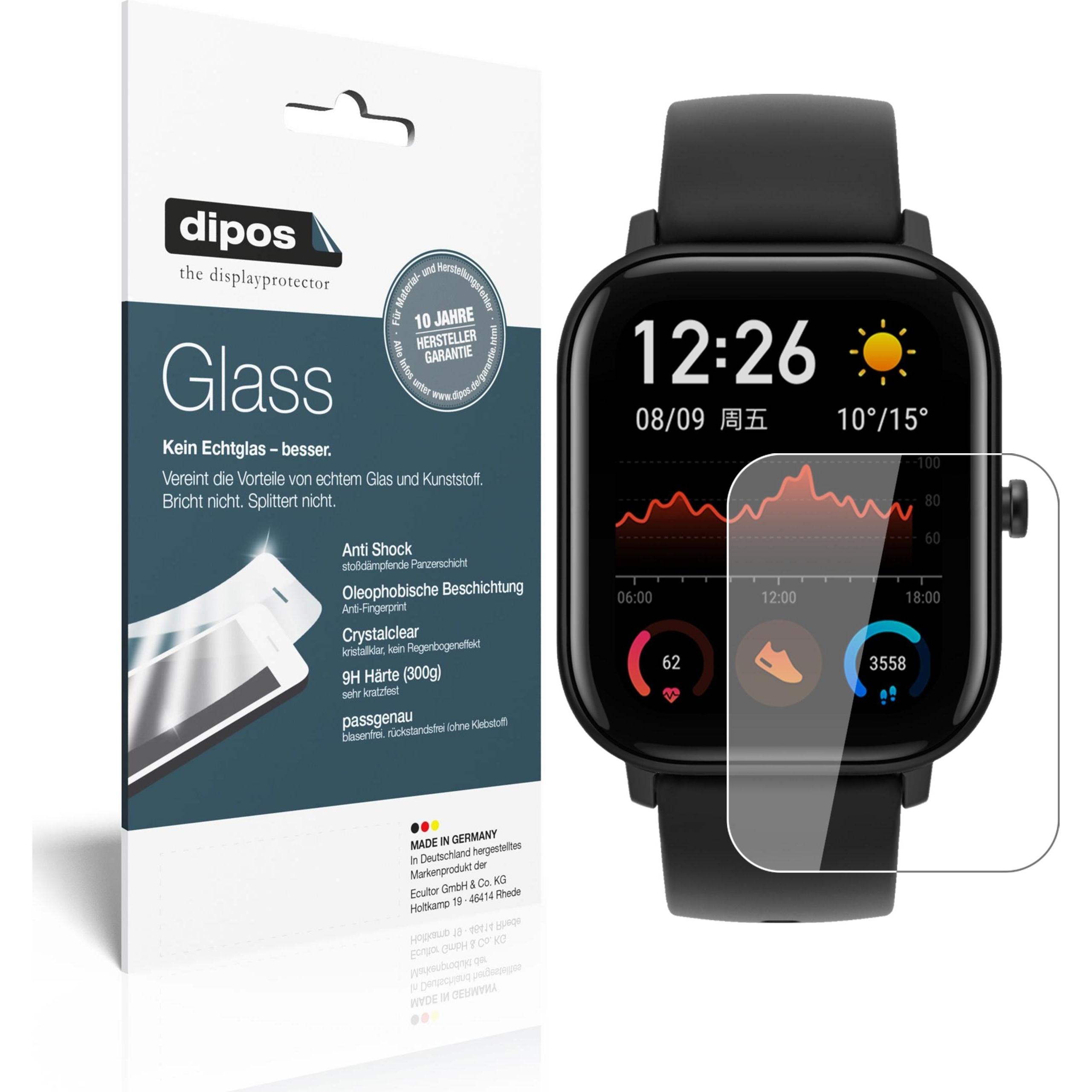 Dipos Displayschutz Anti-Shock, Smartwatch Schutzfolie, Transparent