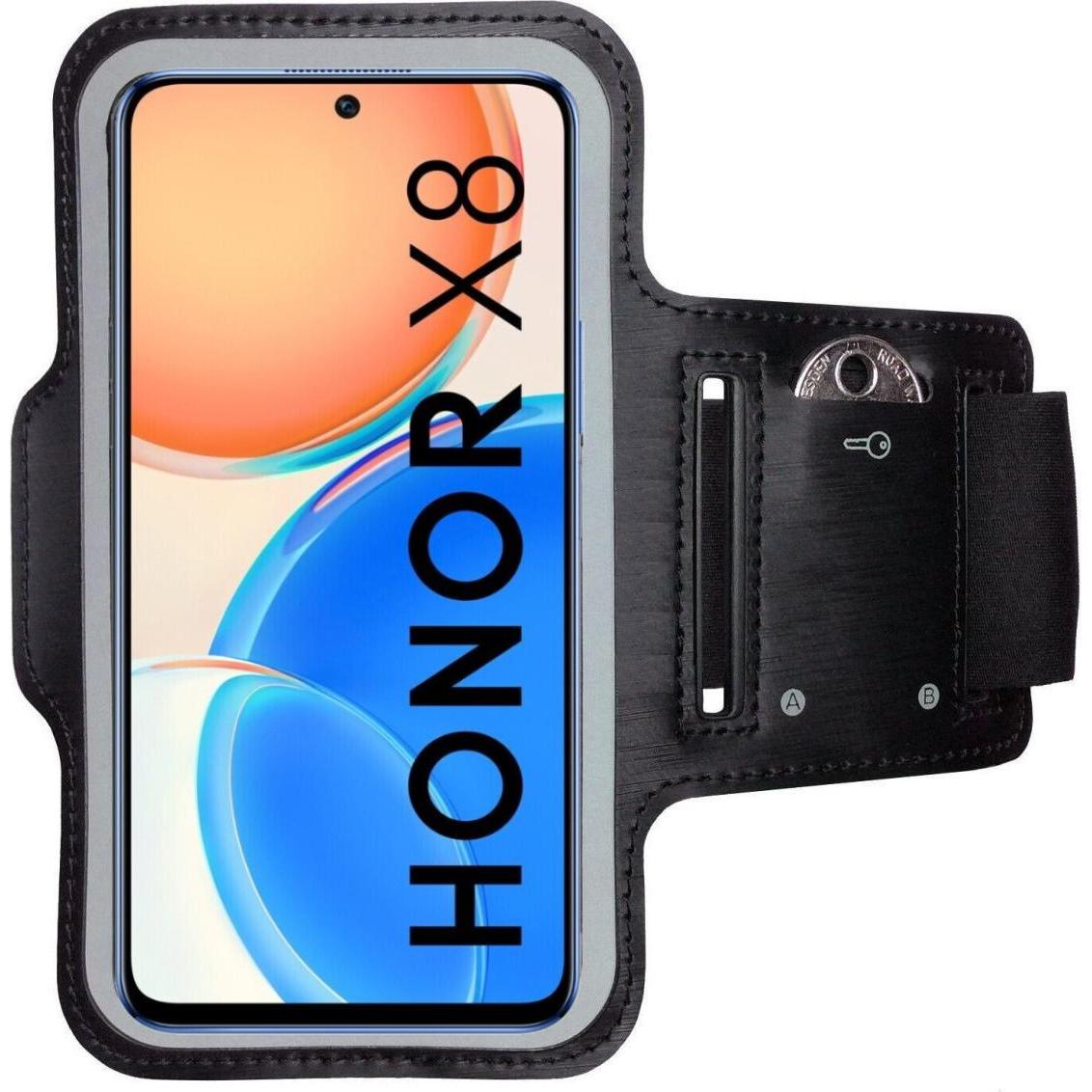 CoverKingz Sportarmband für Honor X8, Smartphone Sportarmband, Schwarz