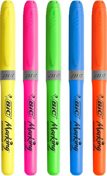 Produktbild Bic Highlighter Grip (5x)