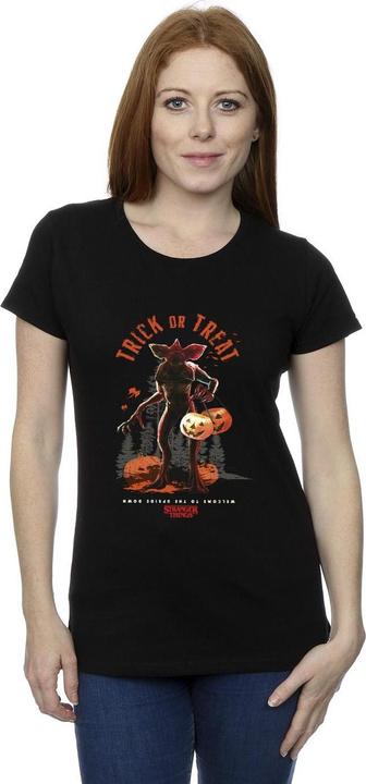 Image du produit Netflix - T-shirt STRANGER THINGS TRICK OR TREAT DEMAGORGON - Femme (XL)